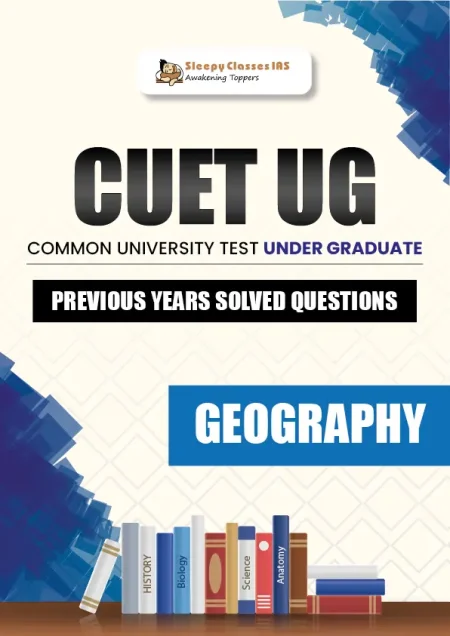 CUET UG Solved PYQs Geography E-Book