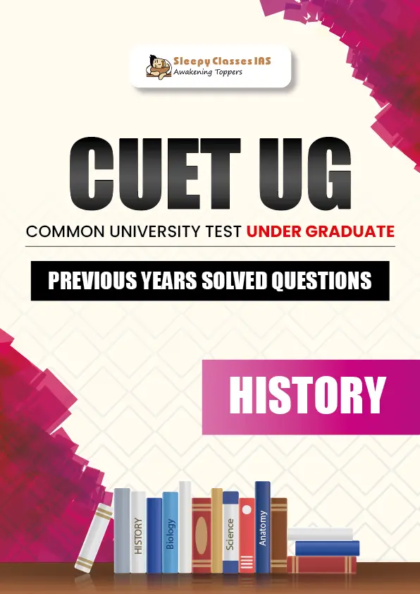 CUET UG Solved PYQs History E-Book
