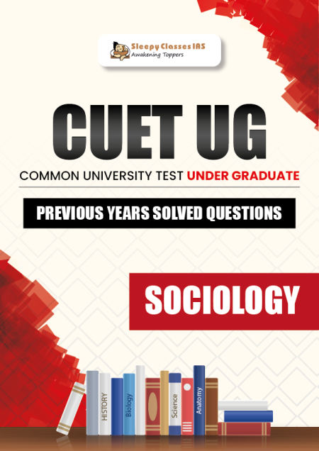 CUET UG Solved PYQs Sociology E-Book