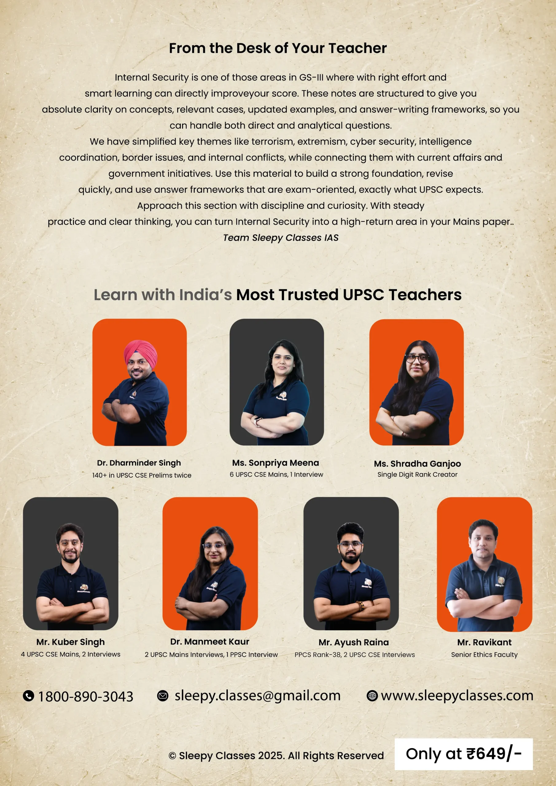 Internal Security – UPSC CSE General Studies Notes E-Book - Image 2