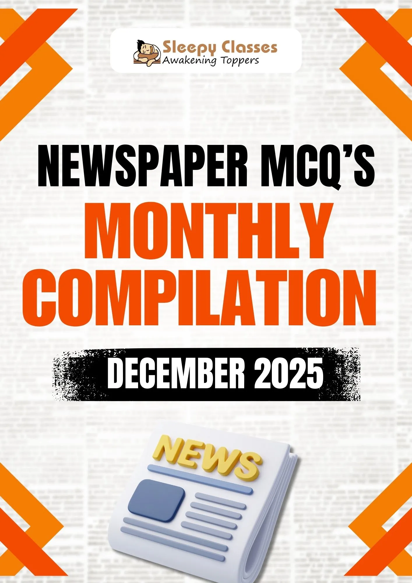 Daily Newspaper Current Affairs MCQs Compilation For UPSC - December 2025