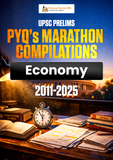 Marathon PYQs for UPSC Prelims - Economy