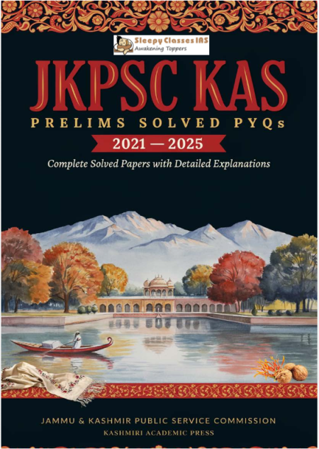 JKPSC KAS Prelims PYQs E-Book (2021-2025)