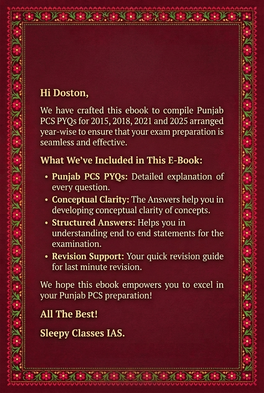 Punjab PCS Prelims General Studies PYQs (2015-2025) - Image 3