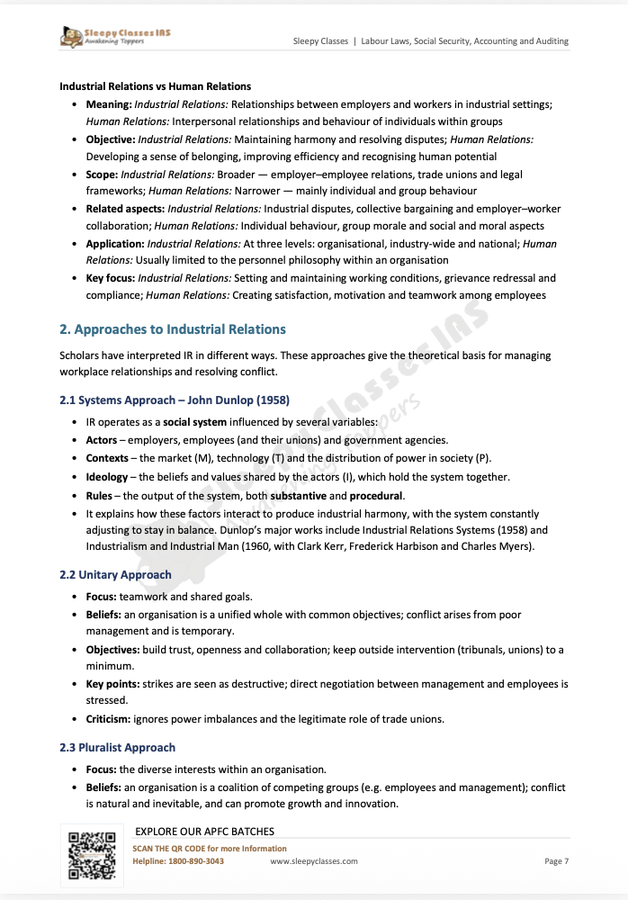 UPSC EPFO Complete Study Notes – Labour Laws, Social Security, Accounting & Audit | Sleepy Classes - Image 5