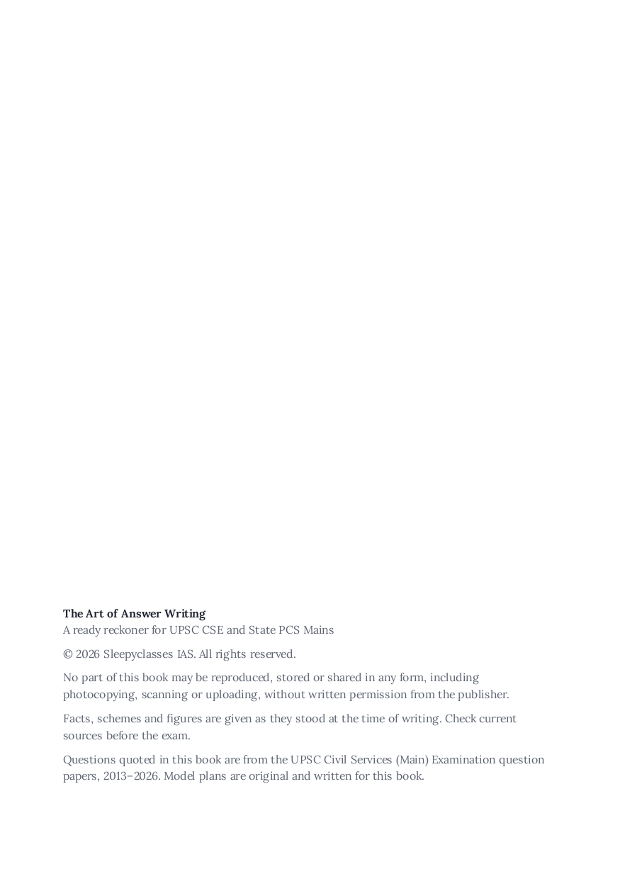 UPSC CSE - The Art of Answer Writing - Image 2